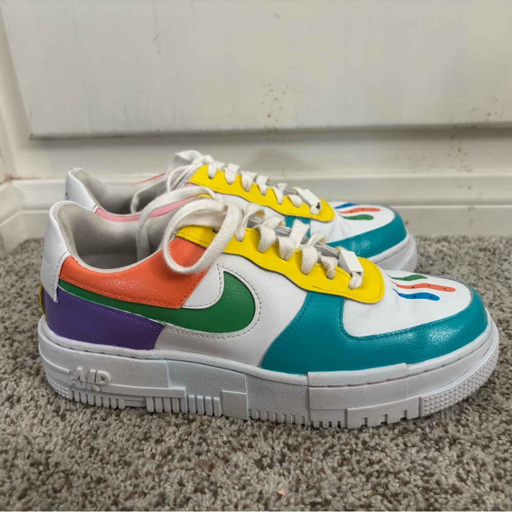 Custom Pixel Nike Air Force 1